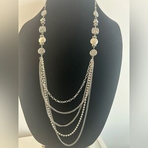 Elegant Multi-Layer Draped Necklace